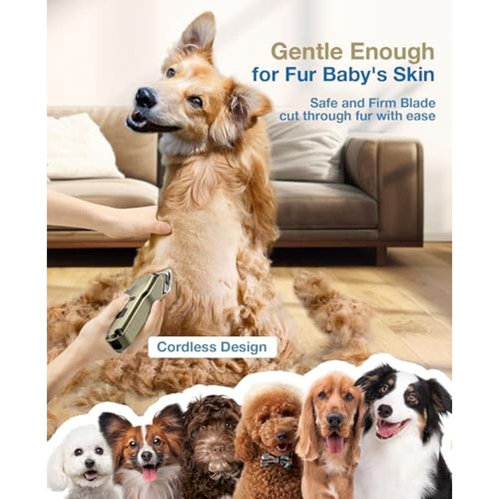 Dog Shaver: Oneisall Dog Clippers for Grooming Thick Heavy – In Use