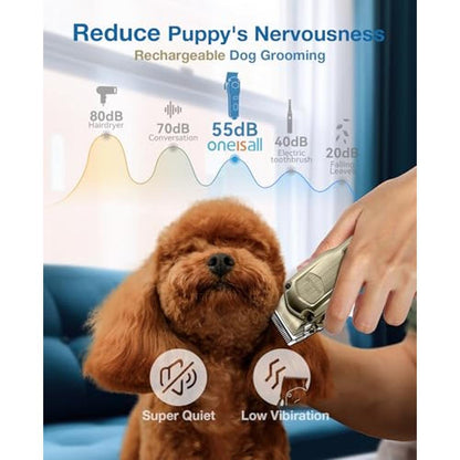 Dog Shaver: Oneisall Dog Clippers for Grooming Thick Heavy – Packaging