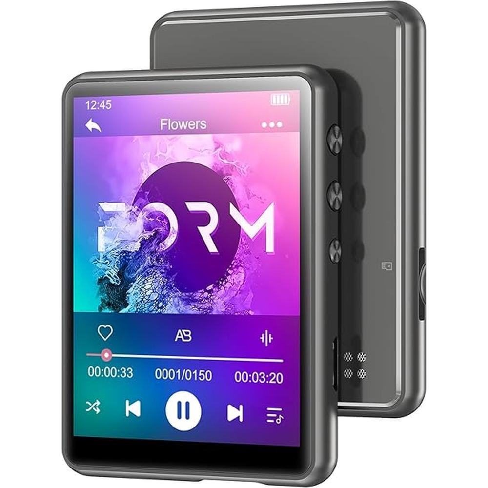 MECHEN 64GB MP3 Player Bluetooth 5.3 with 2.4" Full Touch – Front View
