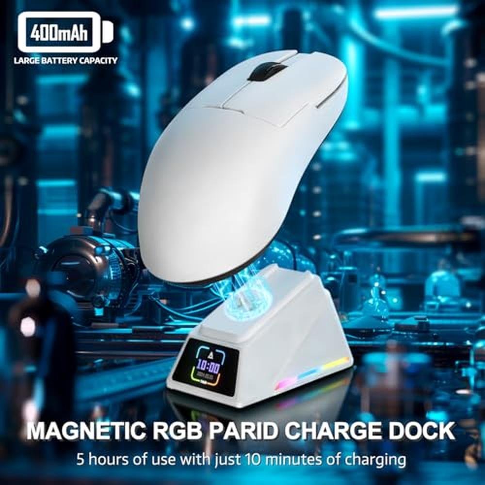 Yindiao AJAZZ AJ159 APEX Wireless Gaming Mouse with – Close-up Detail