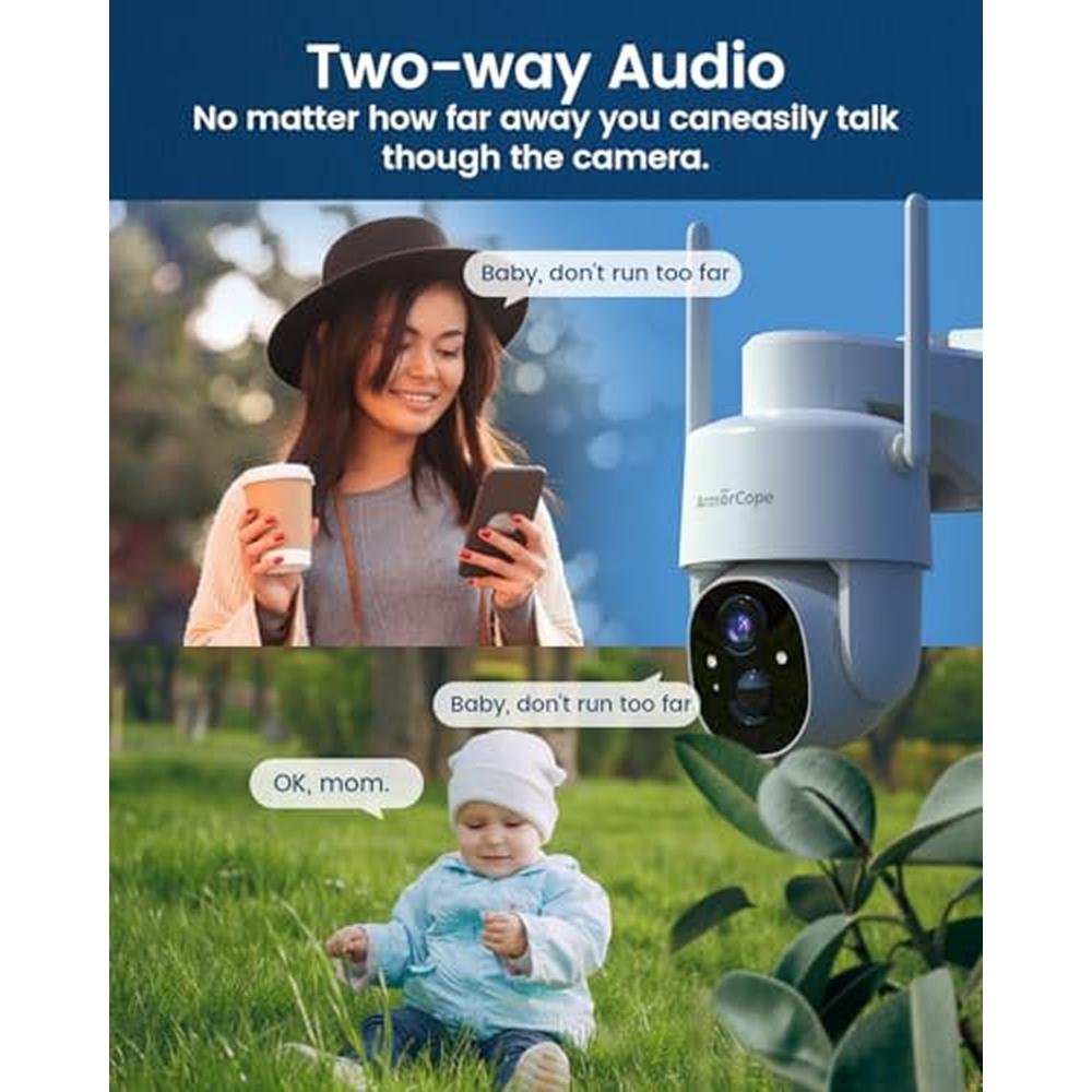 Security Armorcope: Armorcope Solar Security Cameras – Side View