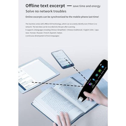 Pen Reader: Scan Reader Pen Smart Digital Reader Pen Text – Close-up Detail