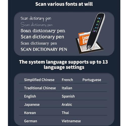Pen Reader: Scan Reader Pen Smart Digital Reader Pen Text – Packaging
