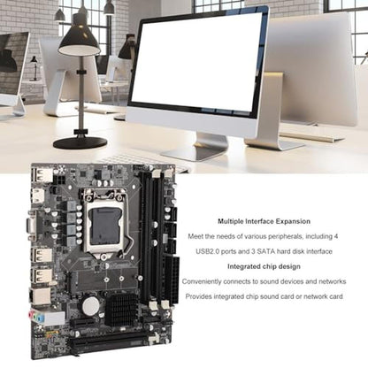 Motherboard H55: Professional M-2 NGFF LGA 1156 Slot DDR3 8 – Close-up Detail