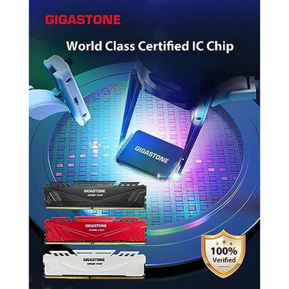 DDR4 RAM: GIGASTONE Game PRO 64GB Kit 4x16GB DDR4 3200MHz – Packaging