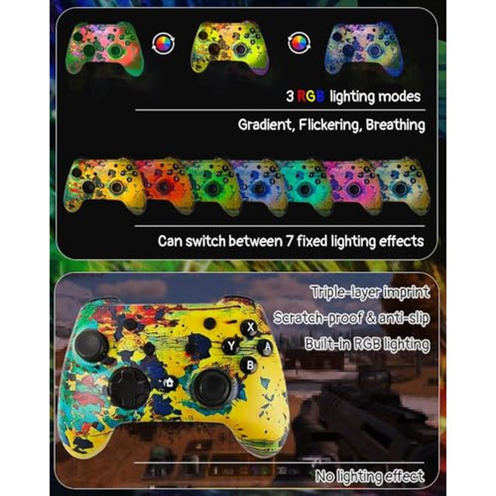 High-End Wireless Game Controller – Side View