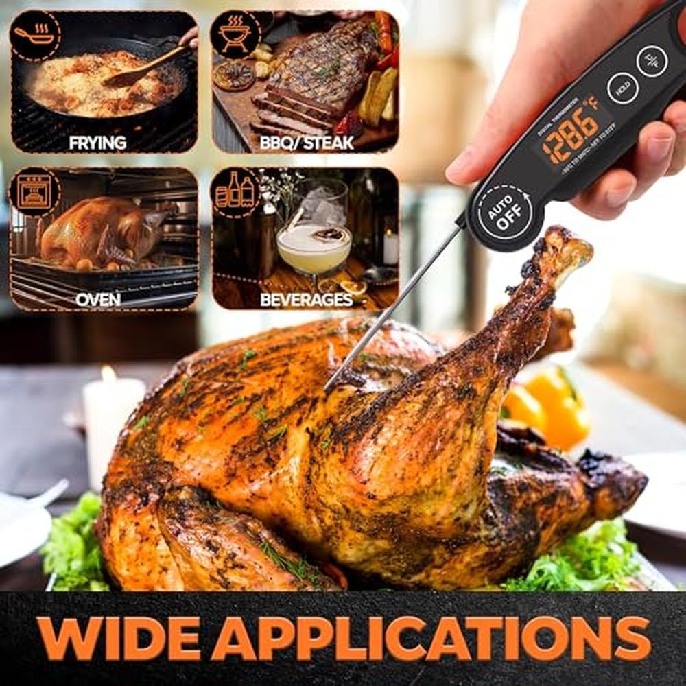 Thermometer Second: 1 Second Instant Read Food Thermometer – Close-up Detail