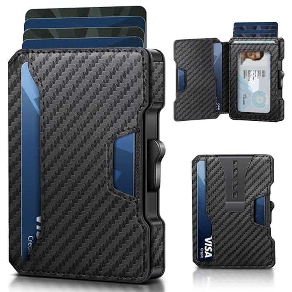 Airzoo Wallet for Men: RFID Blocking Slim Mens Wallet with – Front View