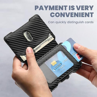 Airzoo Wallet for Men: RFID Blocking Slim Mens Wallet with – Side View