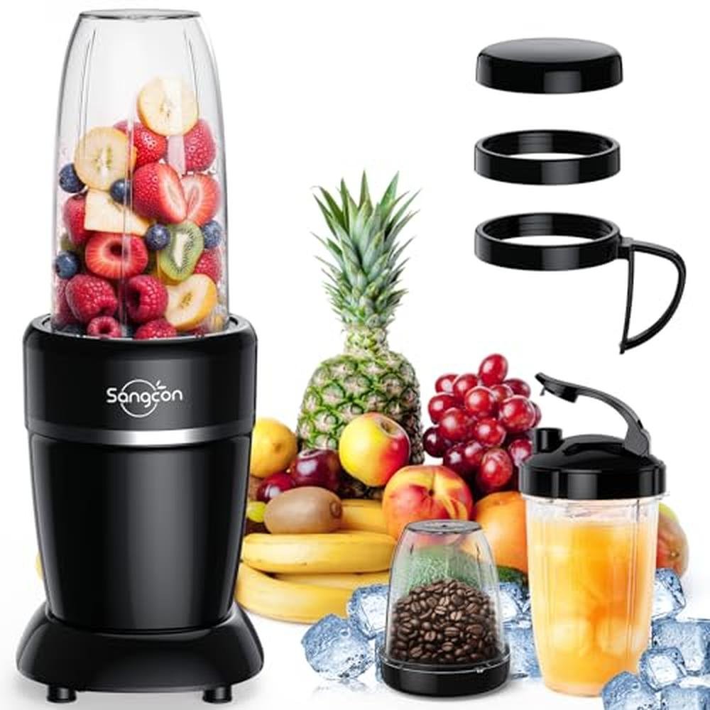 Blender Cap: Sangcon 1000W Smoothie Blender High-End – Front View