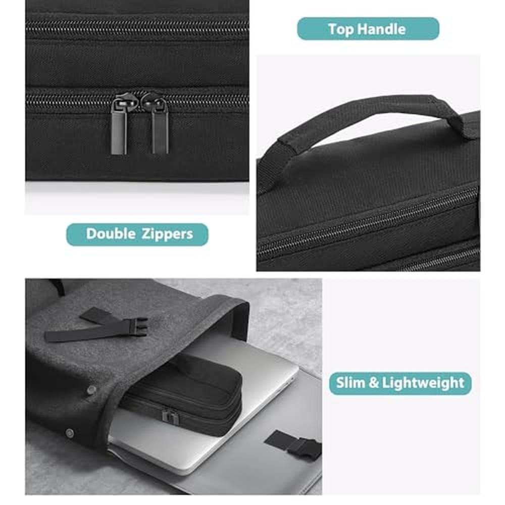 Scanner Travel Case: Yarwo Double-layer Document Scanner Bag – In Use