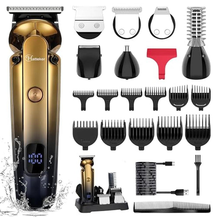 Premium Men's Beard Trimmer Kit – Front View