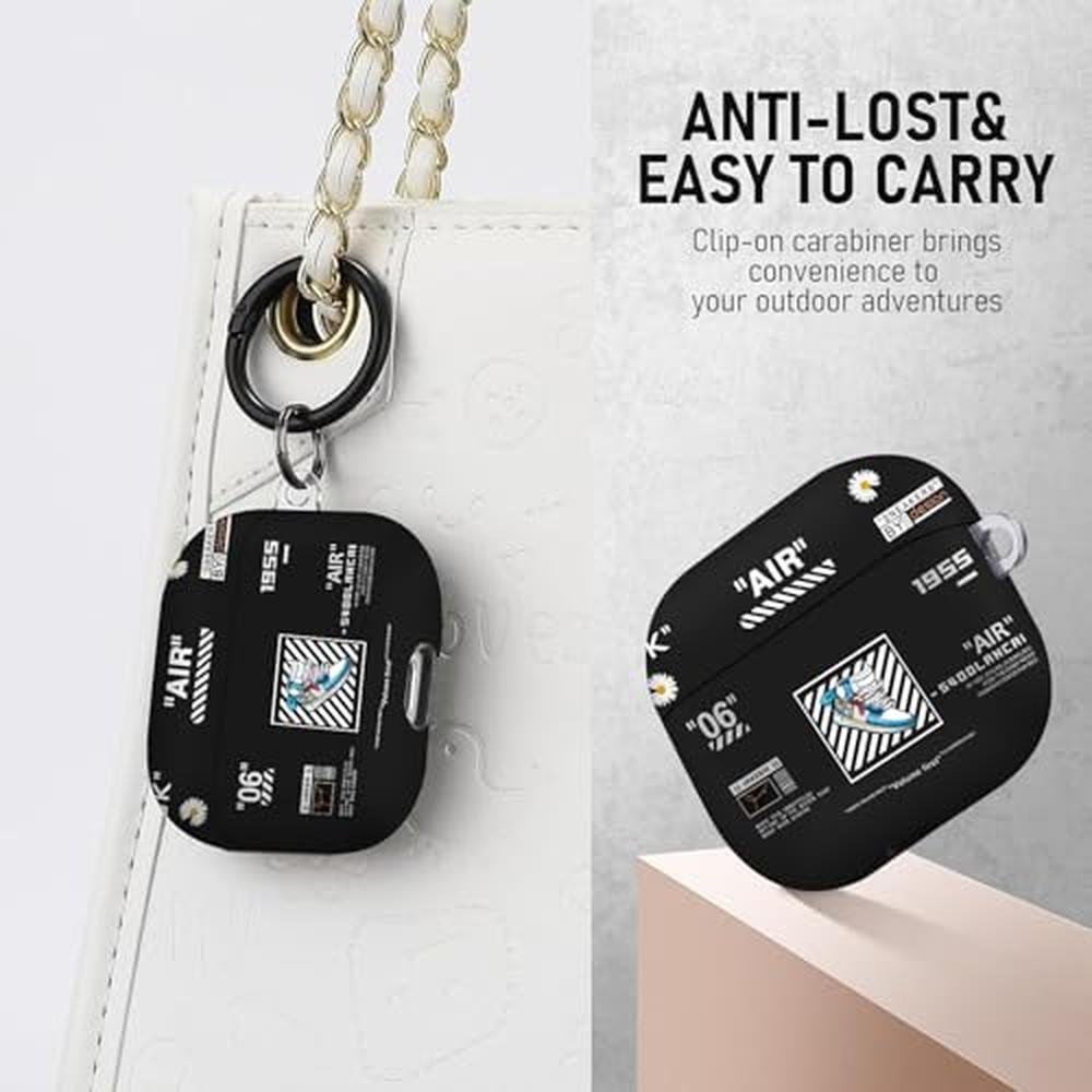 Airpods Case: Gedicht 3rd Generation TPU Soft Case – Side View