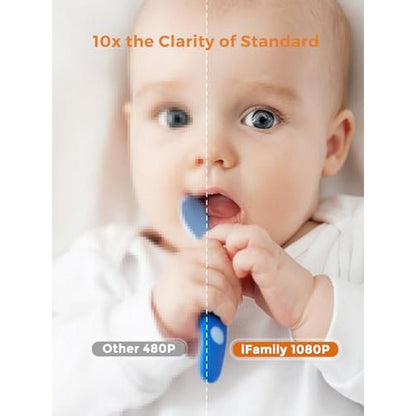 Baby Monitor: iFamily 7 Large Split Baby Monitor with 2 HD – Close-up Detail