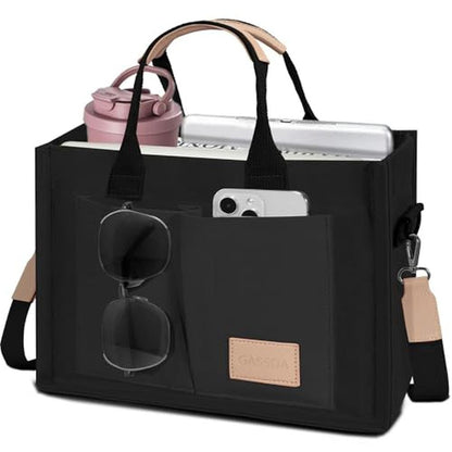 Bags Tote for Women: Premium Canvas Tote Purse with – Front View