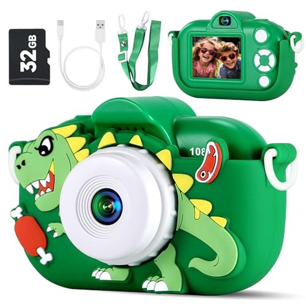 Premium 48MP Kids Camera with 1080P HD Video and Instant – Front View