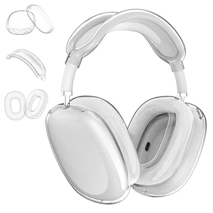 AirPods Case: Aircawin Clear Soft TPU Ear Cups Cover – Front View