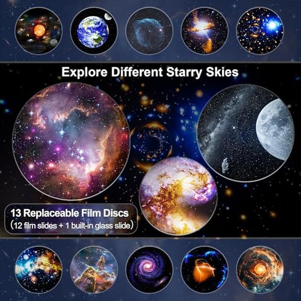 Projector Bedroom: Planetarium Projector Pro 13-in-1 Star – Close-up Detail