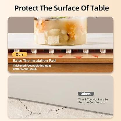 Warming Food: Electric Warming Mat Foldable Graphene – In Use