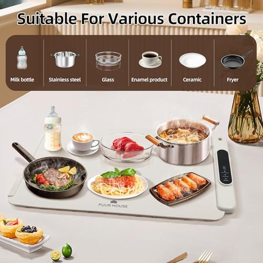 Warming Food: Electric Warming Mat Foldable Graphene – Packaging