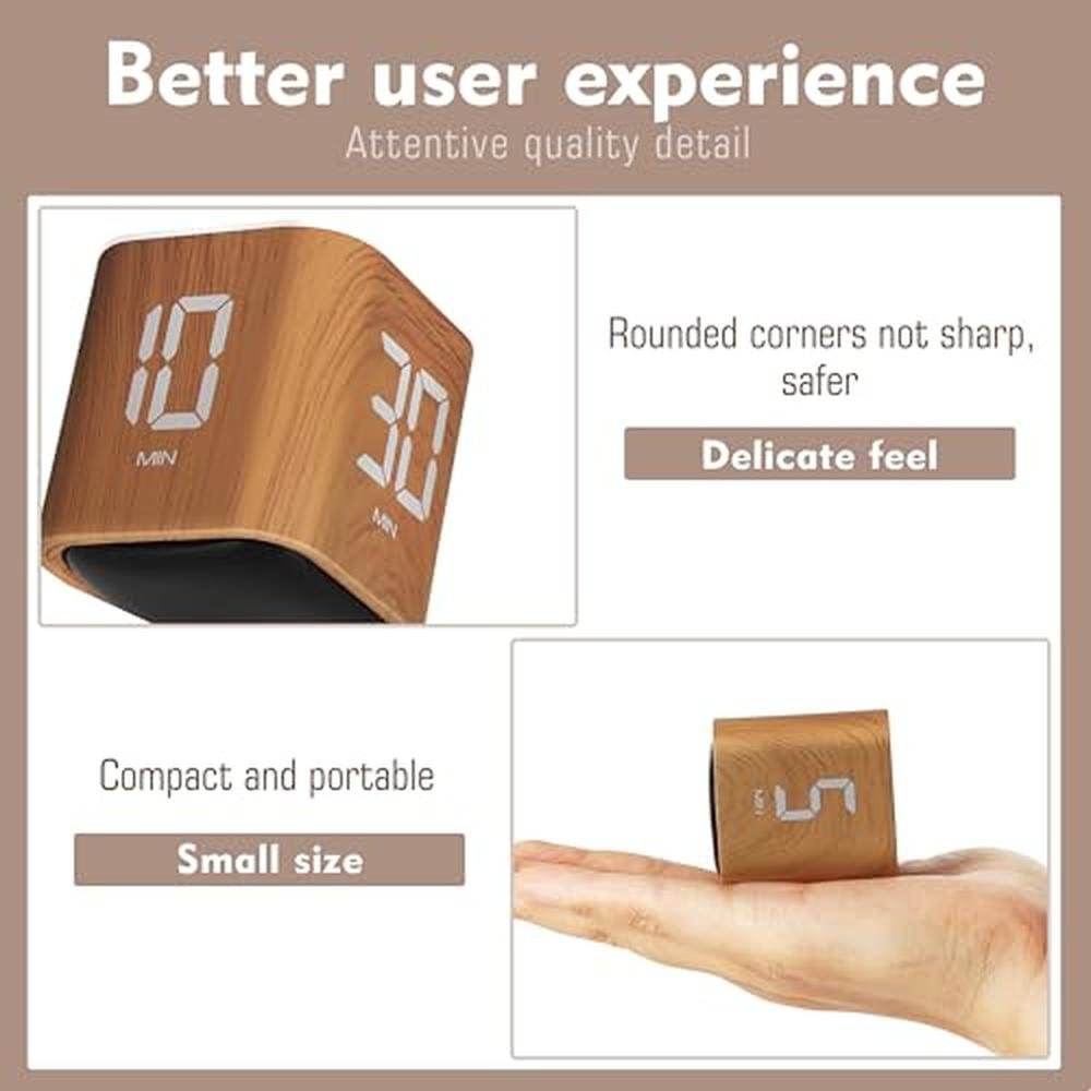 Boost Productivity with the VEWINGL Cube Timer – Close-up Detail