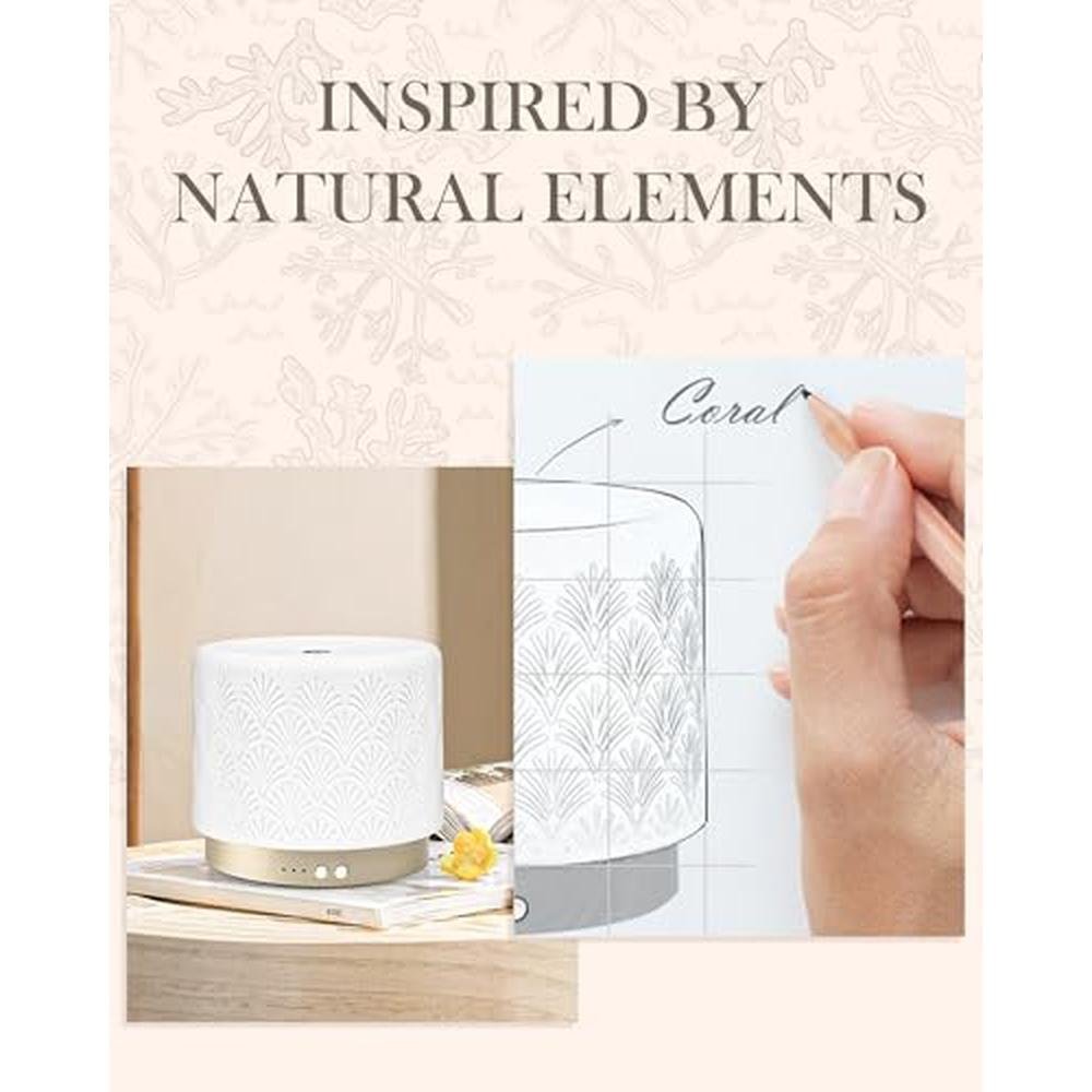 Ceramic Essential Oil Diffuser – In Use