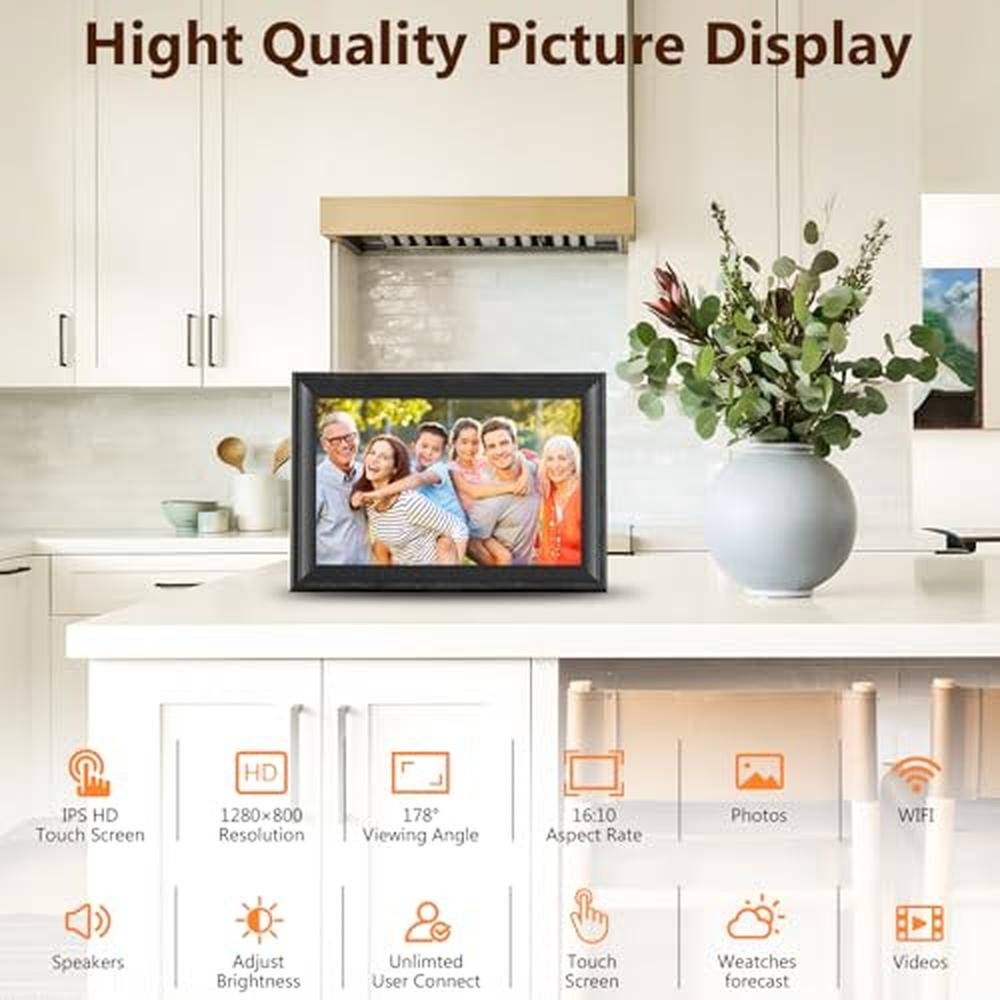 Digital Frame: Smart 10.1inch WiFi Photo Frame with 16GB – Packaging