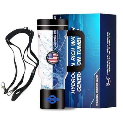 Hydrogen Water: BGERA Portable Hydrogen Water Bottle – Front View