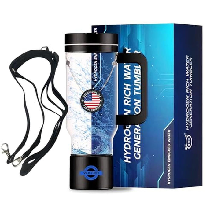 Hydrogen Water: BGERA Portable Hydrogen Water Bottle – Front View