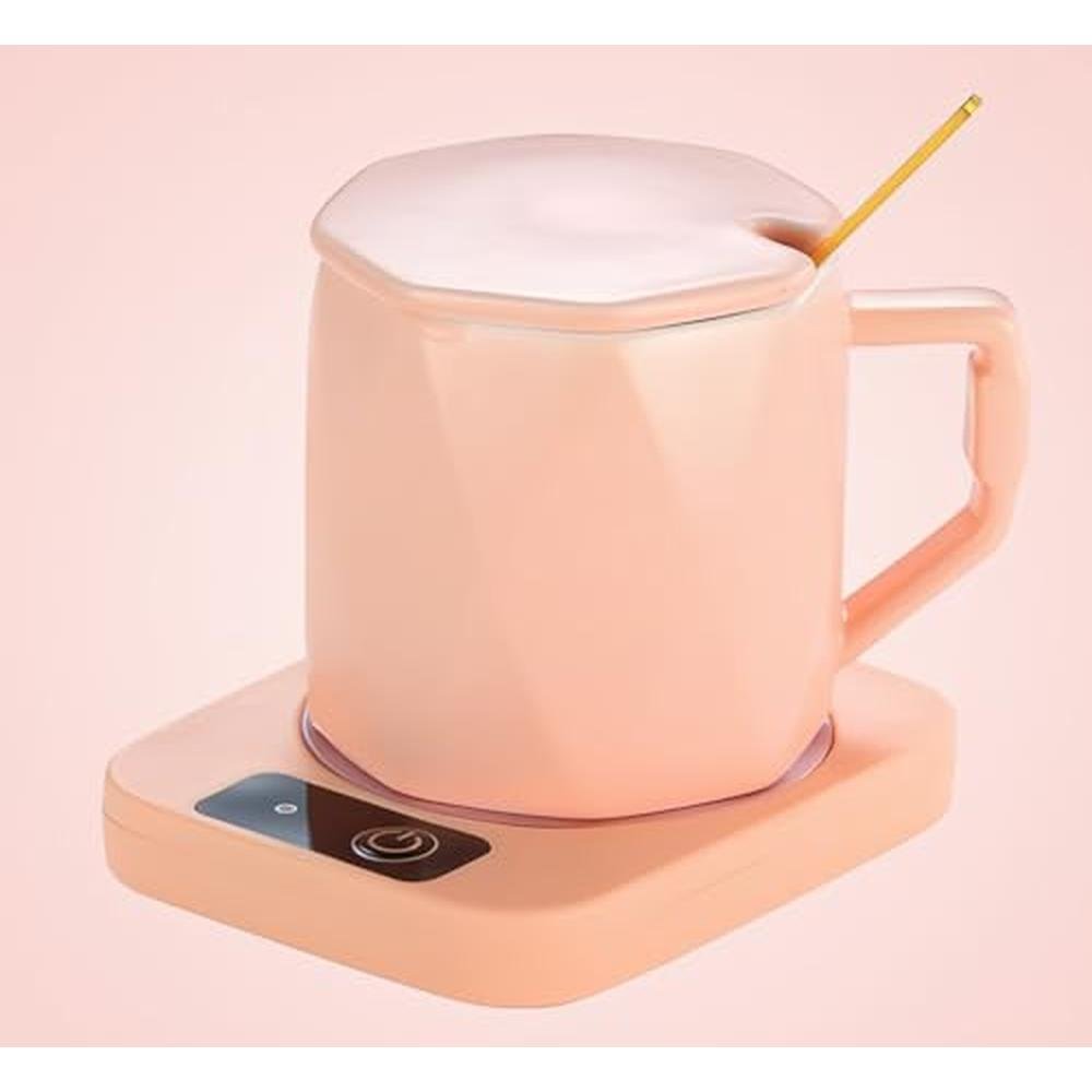Coffee Warmer: XYJolivian Coffee Mug Warmer with Cup Coffee – Front View