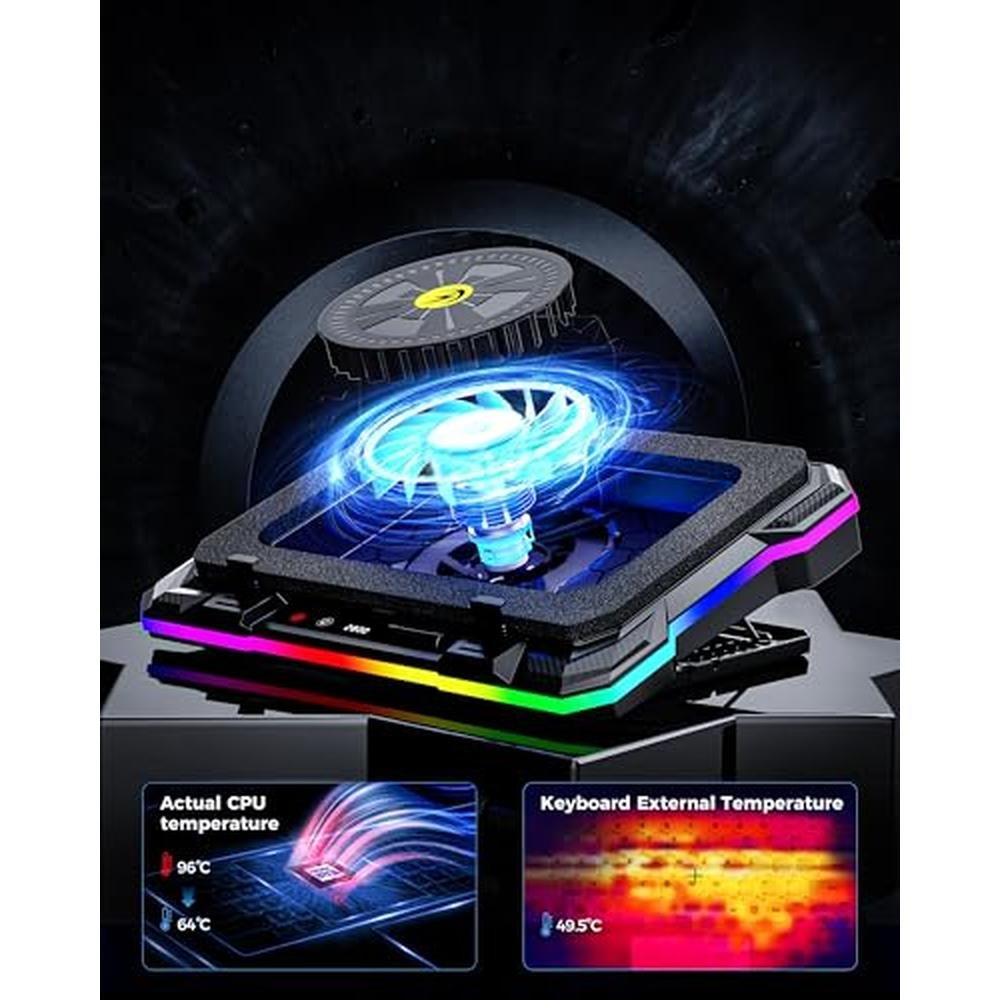 Aicheson Gaming Turbofan Laptop Cooling Pad – Close-up Detail