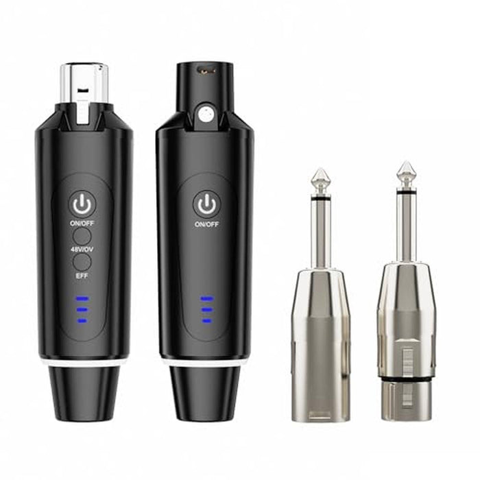 XLR Microphone: Arvitek Wireless Transmitter Receiver – Front View