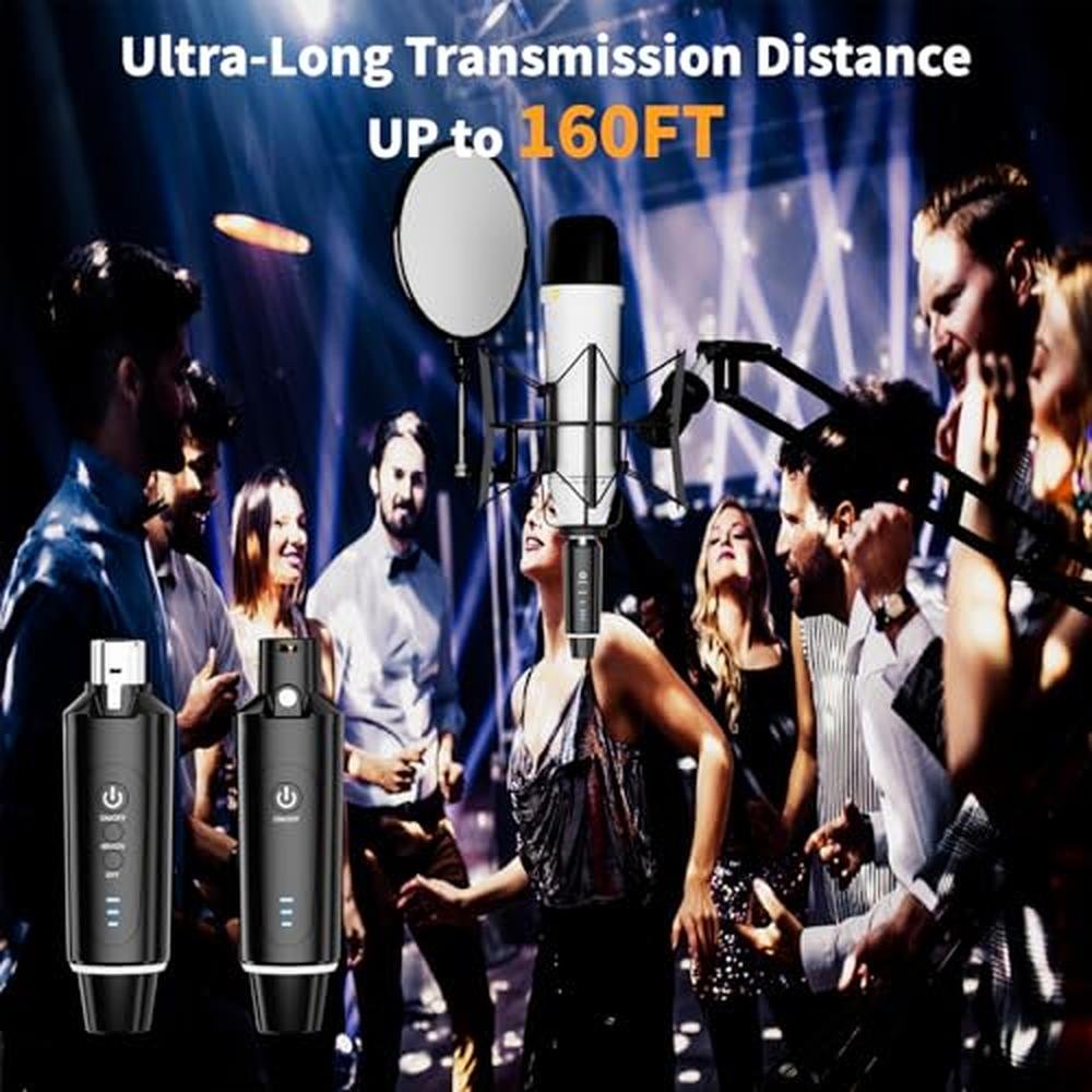 XLR Microphone: Arvitek Wireless Transmitter Receiver – In Use