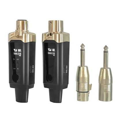 XLR Microphone: Arvitek Wireless Transmitter & Receiver UHF – Front View