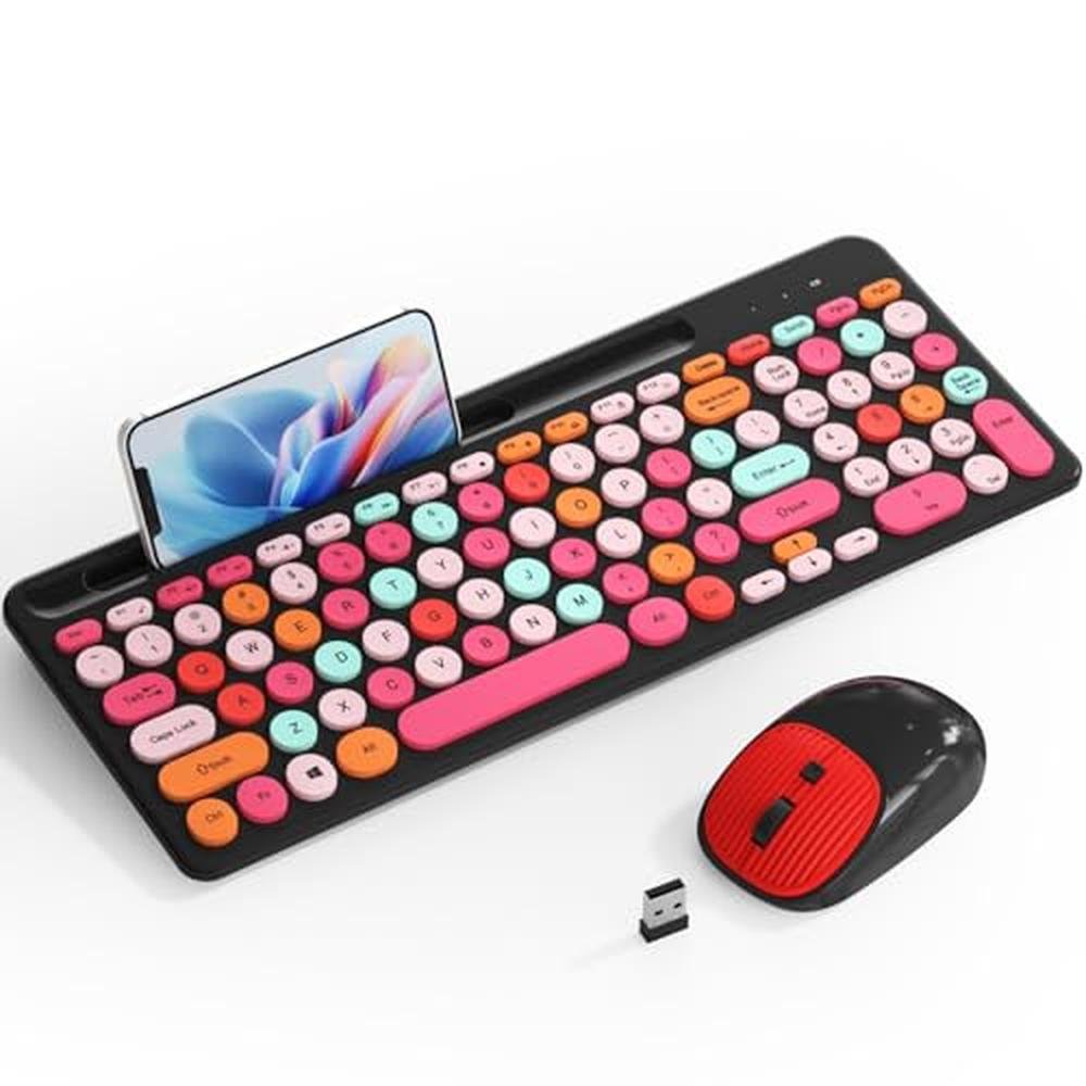 Retro Typewriter Wireless Keyboard – Front View