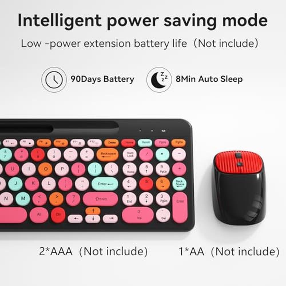 Retro Typewriter Wireless Keyboard – Close-up Detail