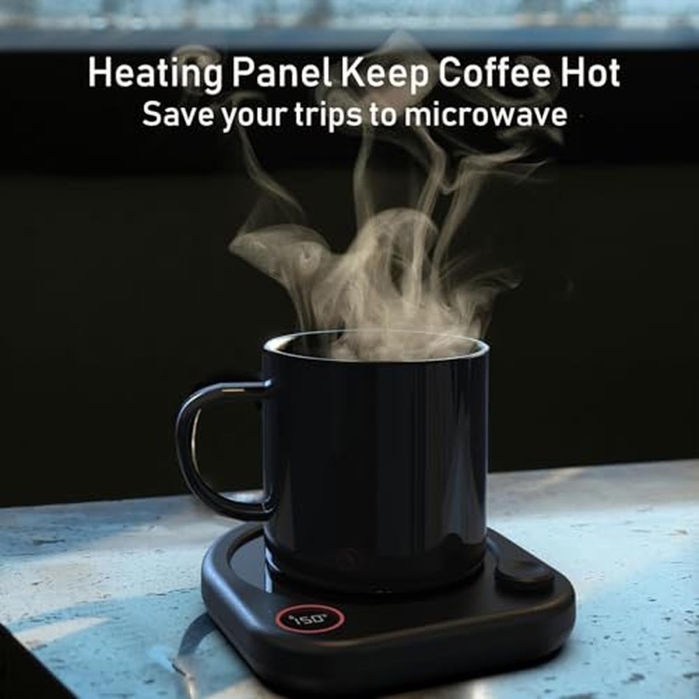 Coffee Oracer: Oracer Coffee Mug Warmer Set Heated Coffee – Side View