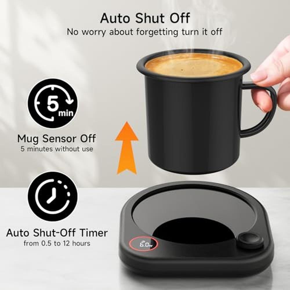 Coffee Oracer: Oracer Coffee Mug Warmer Set Heated Coffee – Close-up Detail
