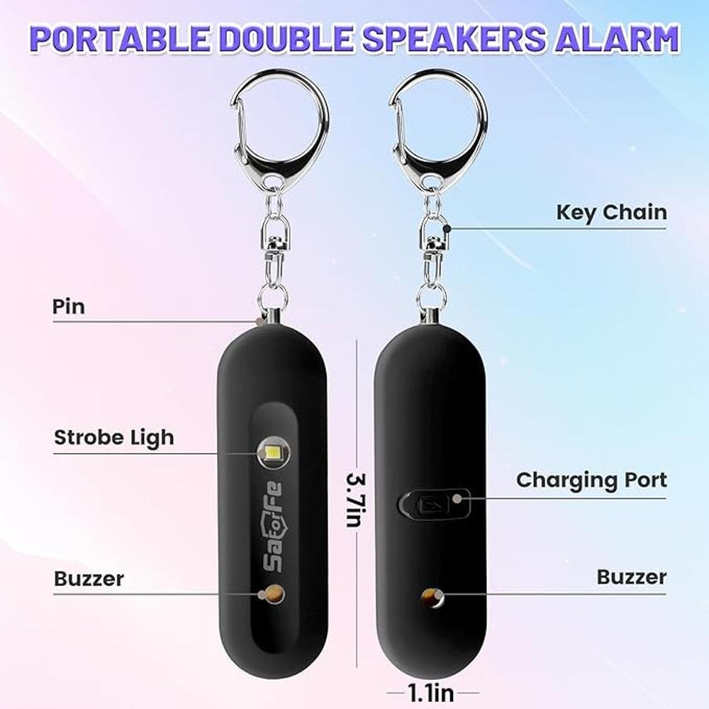 Personal Alarm Women: Rechargeable 140db Self Defense – Close-up Detail