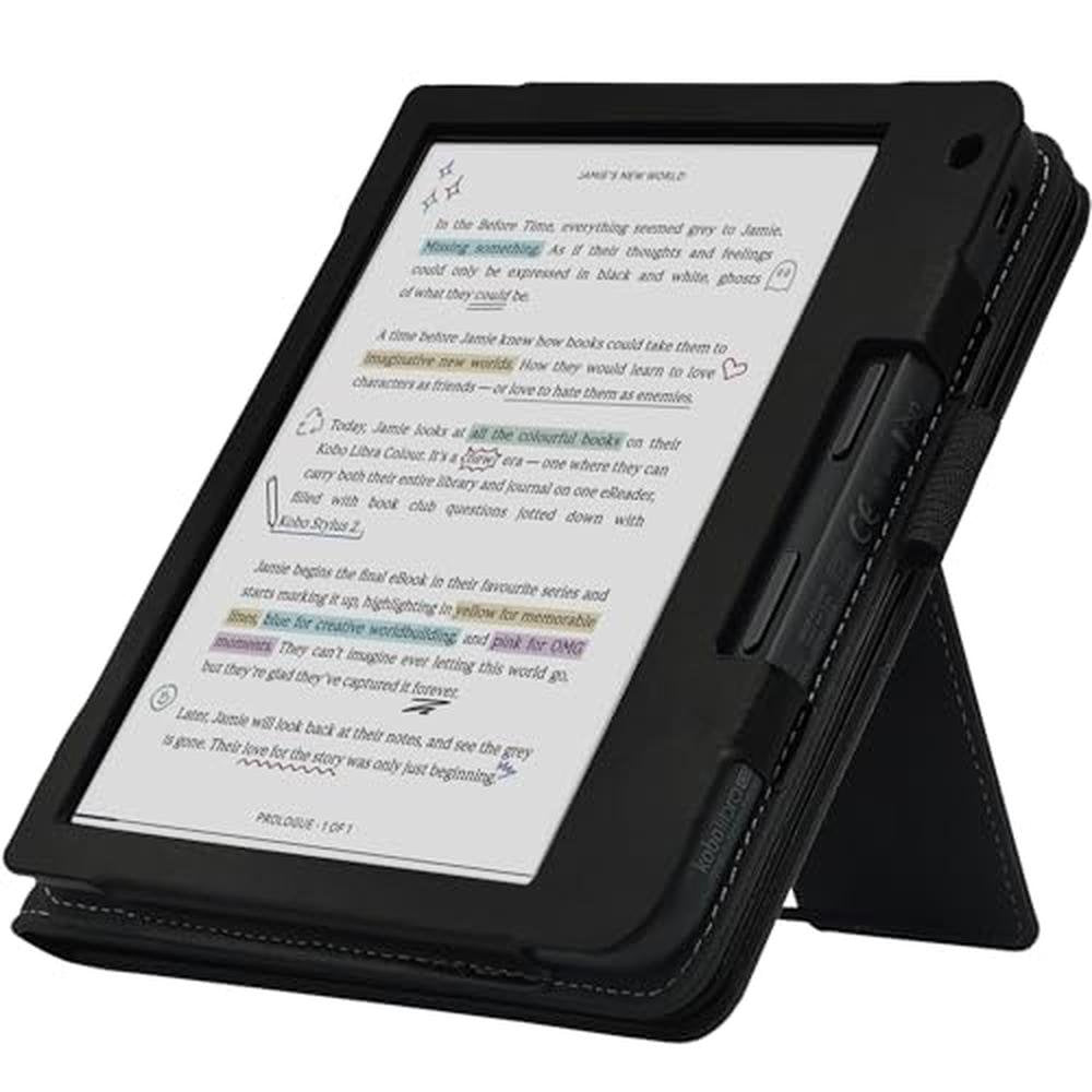 Kobo Libra Double Stand Case: GOVTVA Premium Cover with – In Use