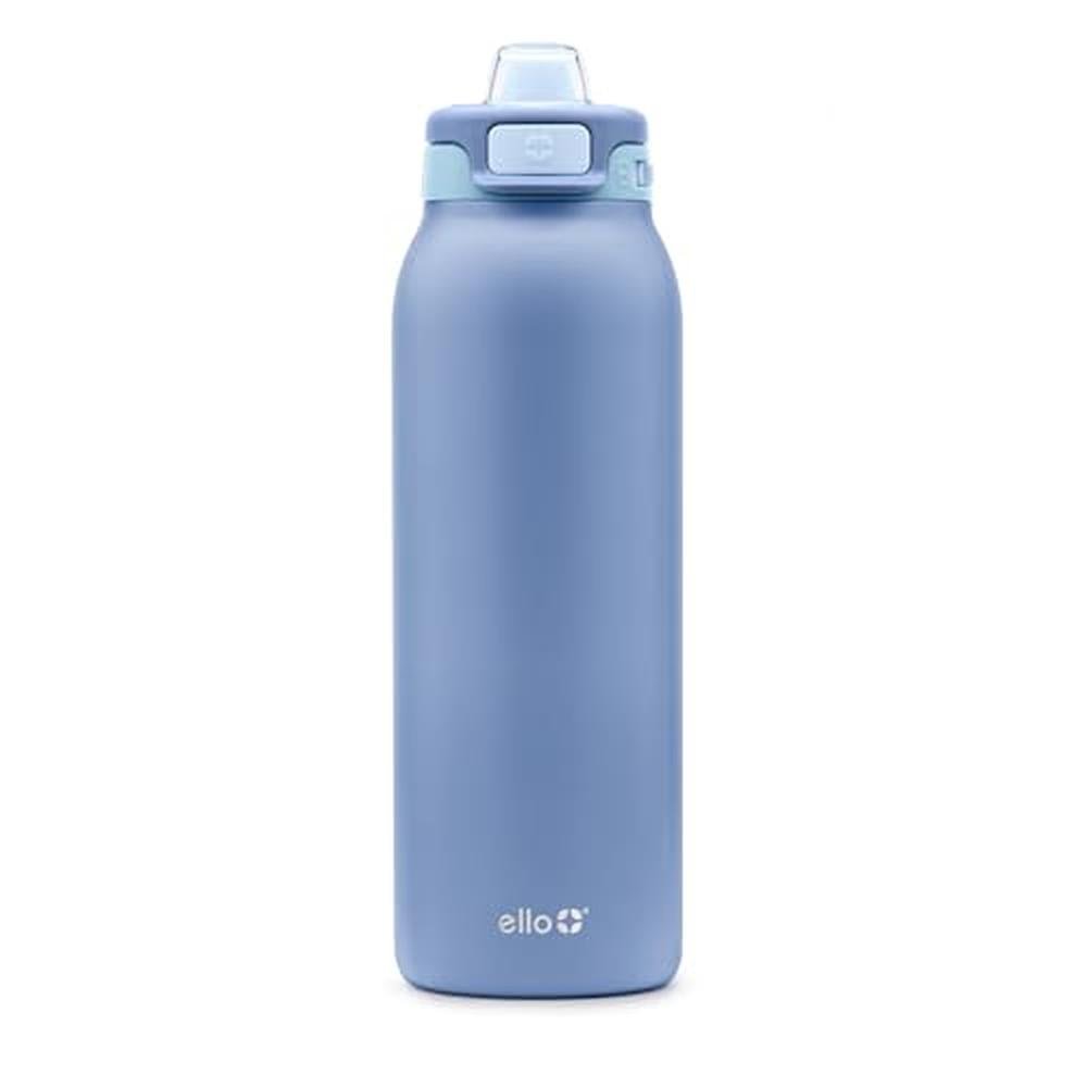 Ello Pop & Fill 32oz: Stainless Steel Water Bottle with – Front View