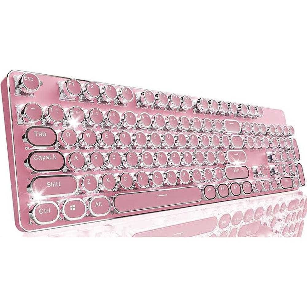 Typewriter Keyboard: TK950 Wireless Mechanical Keyboards – Front View