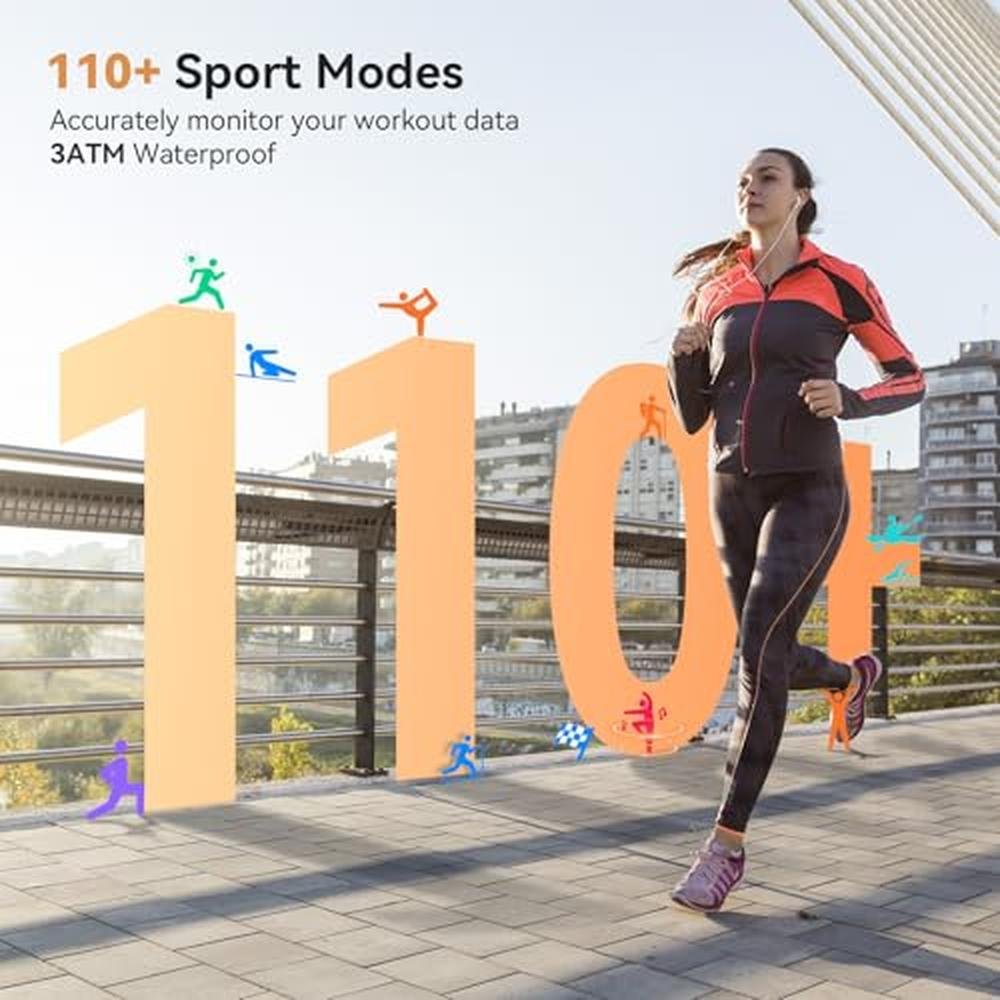 43mm Women's Smart Watch: Premium AMOLED Display – Packaging