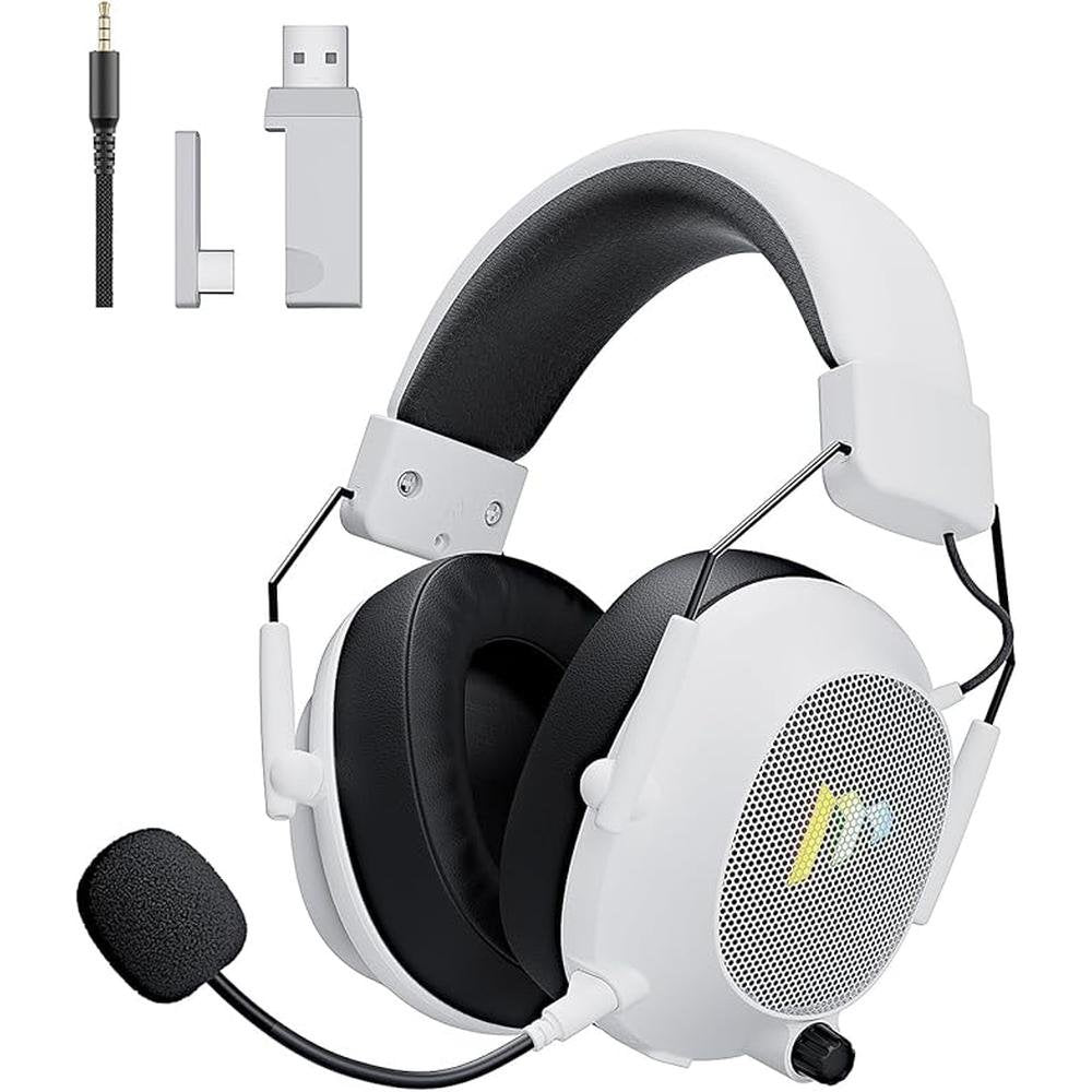 Mytrix Tac Master 2.4GHz Wireless Gaming Headset with Noise – Front View