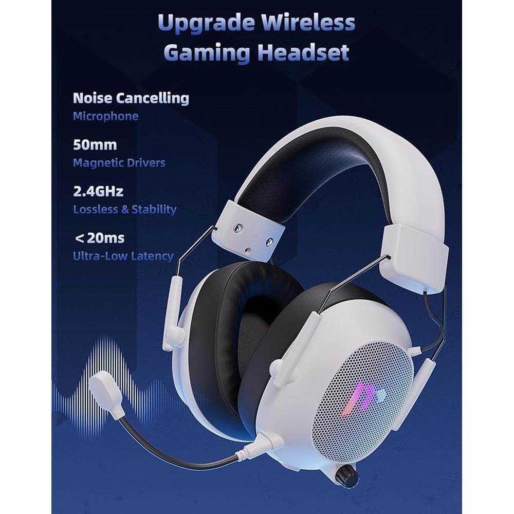 Mytrix Tac Master 2.4GHz Wireless Gaming Headset with Noise – In Use