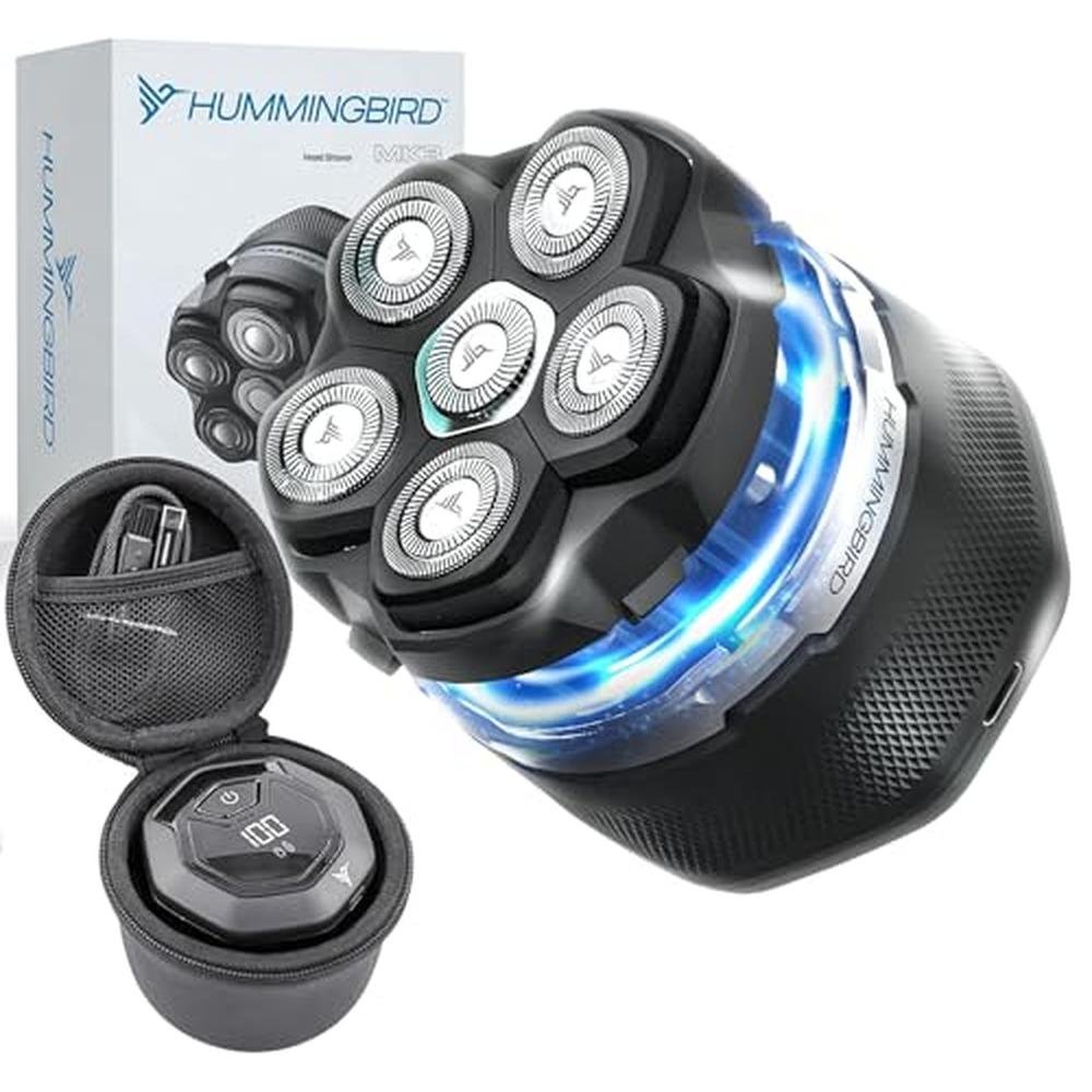 Head Shavers: Hummingbird MK3 Mens Head Shaver Detachable – Front View
