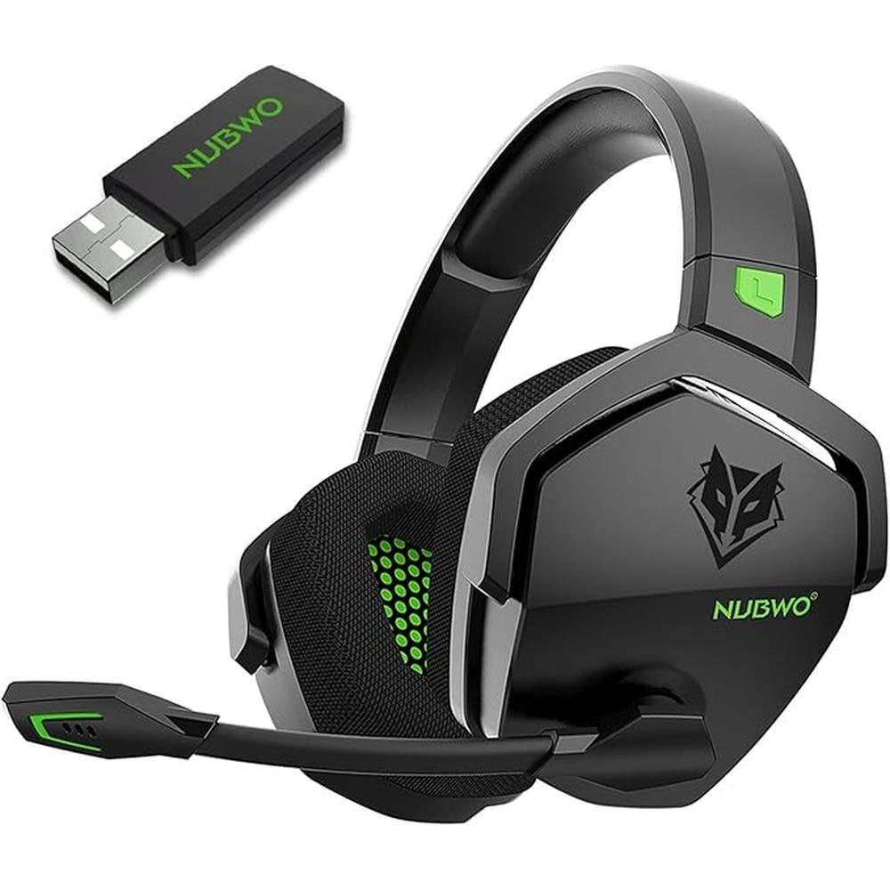 NUBWO G06 Dual Wireless Gaming Headset with Microphone for – Front View