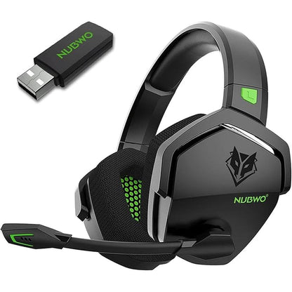 NUBWO G06 Dual Wireless Gaming Headset with Microphone for – Front View
