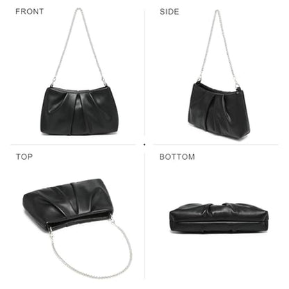 Dasein Elegant Pleated Evening Bag – Close-up Detail