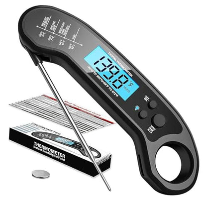 Thermometer Meat: Digital Instant Read Meat Thermometer for – Front View